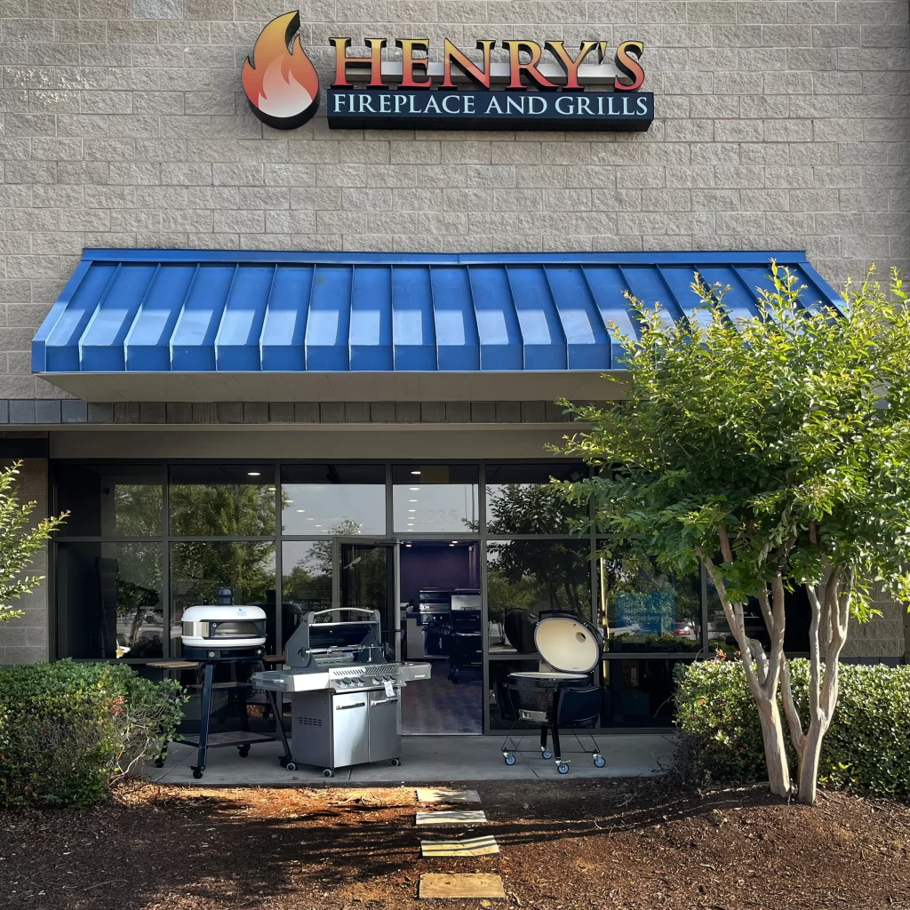 Henry's Fireplace Showroom with Outdoor Kitchens and Grills